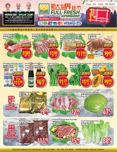 Full Fresh Supermarket Flyer December 3 to 9