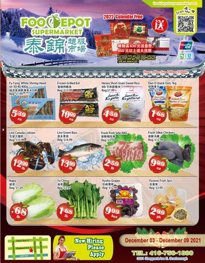 Food Depot Supermarket Flyer December 3 to 9