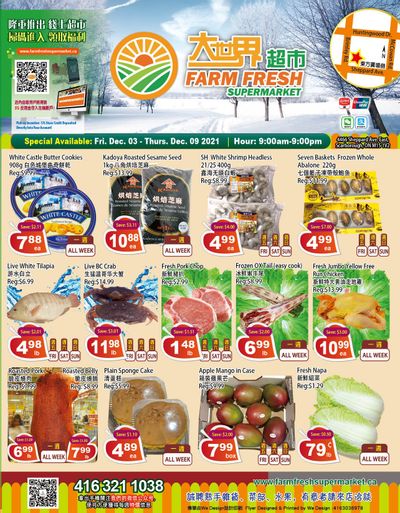 Farm Fresh Supermarket Flyer December 3 to 9