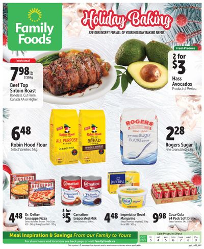 Family Foods Flyer December 3 to 9