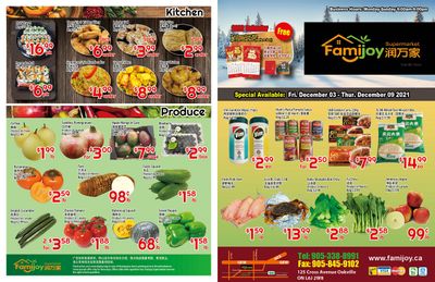 Famijoy Supermarket Flyer December 3 to 9