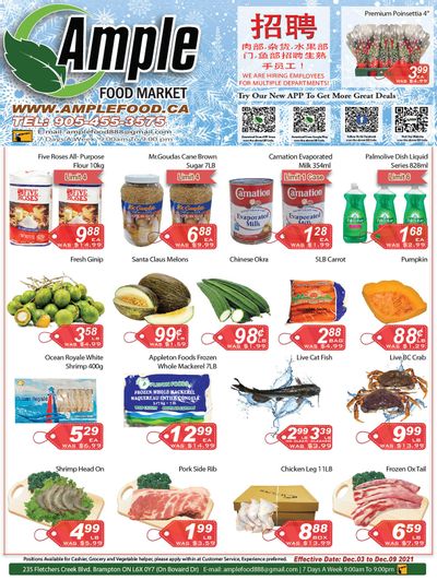 Ample Food Market (Brampton) Flyer December 3 to 9