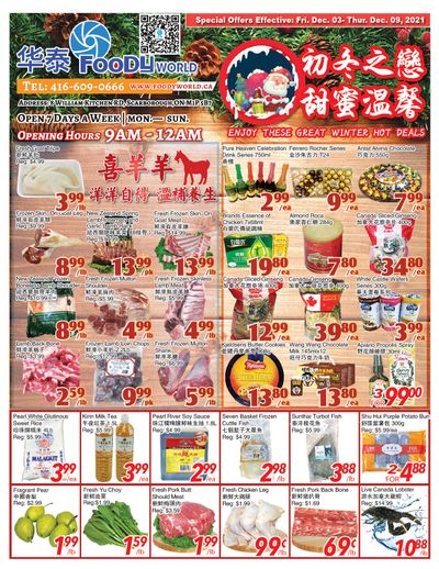 Foody World Flyer December 3 to 9