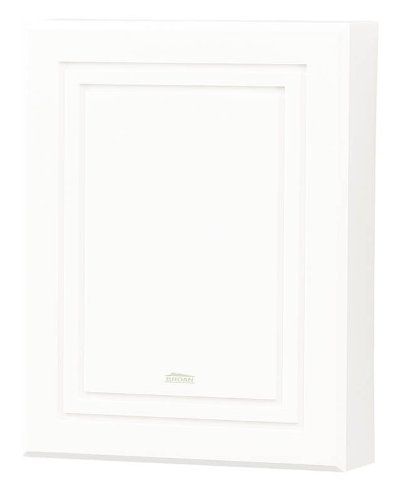 Broan-NuTone LA100WH Doorbell, Decorative Wired Two-Note Door Chime, 7.8" x 6.1" x 2.5", White $28.97 (Reg $43.13)