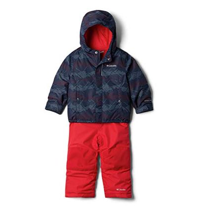 Columbia Toddler & Infant Buga Set, Waterproof Jacket & Snow Pants, Collegiate Navy Dotscape Print/Mtn Red, 18/24 $106.75 (Reg $169.99)