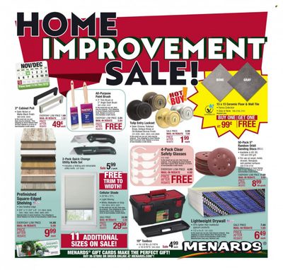 Menards Weekly Ad Flyer December 3 to December 10 Menards Weekly Ad Flyer December 3 to December 10