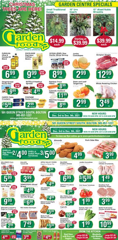 Garden Foods Flyer December 3 to 9