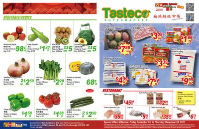 Tasteco Supermarket Flyer December 3 to 9
