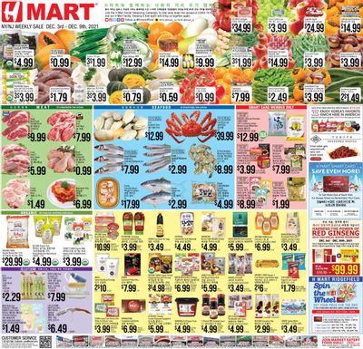Hmart Weekly Ad Flyer December 3 to December 10