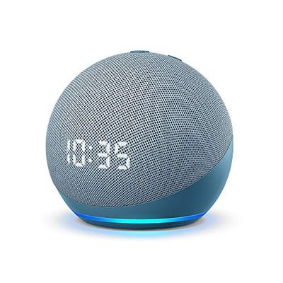 All-new Echo Dot (4th Gen) | Smart speaker with clock and Alexa | Twilight Blue $44.99 (Reg $79.99)