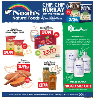 Noah's Natural Foods Flyer December 1 to January 5