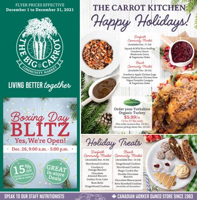 The Big Carrot Flyer December 1 to 31