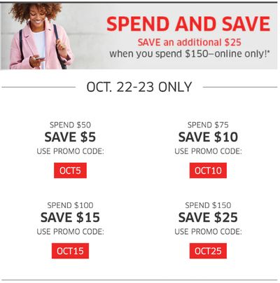 The Source Canada Spend and Save Sale: Save $5 – $25 on Your Online Purchase