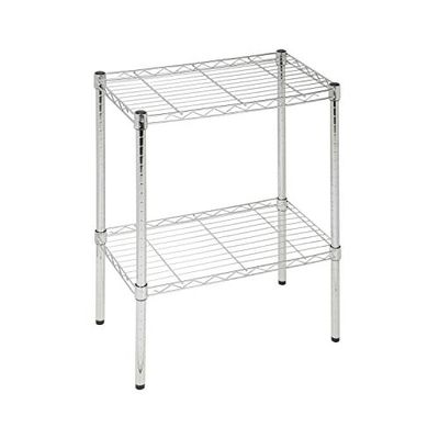 Honey-Can-Do SHF-04059 2-Tier Steel Utility Shelf, Chrome, 13.5L x 23.5W x 22.25H $44.16 (Reg $60.74)