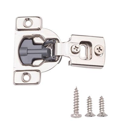 AmazonBasics AB-4011 Hinges, 1/2" Overlay, Nickel Plated $18.23 (Reg $27.85)