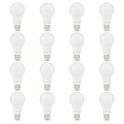 Amazon Basics 100W Equivalent, Soft White, Non-Dimmable, 10,000 Hour Lifetime, A19 LED Light Bulb | 16-Pack $37.25 (Reg $46.55)