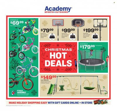 Academy Sports (AL, AR, GA, LA, MO, NC, SC, TN, TX) Weekly Ad Flyer December 5 to December 12