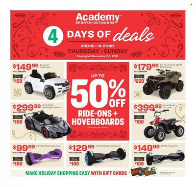 Academy Sports (AL, AR, GA, LA, MO, NC, SC, TN, TX) Weekly Ad Flyer December 5 to December 12