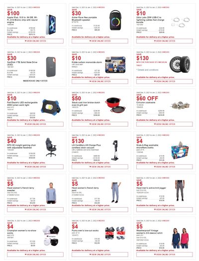 Costco (QC) Weekly Savings December 6 to January 2