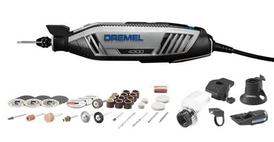 Dremel 4300-5/40 High Performance Rotary Tool Kit with Variable Speed Rotary Tool, 5 Attachments and 40 Accessories $99 (Reg $135.82)