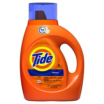 Tide Laundry Detergent Liquid (Laundry Soap), HE Turbo Clean, Original Scent, 25 loads $3.97 (Reg $6.99)