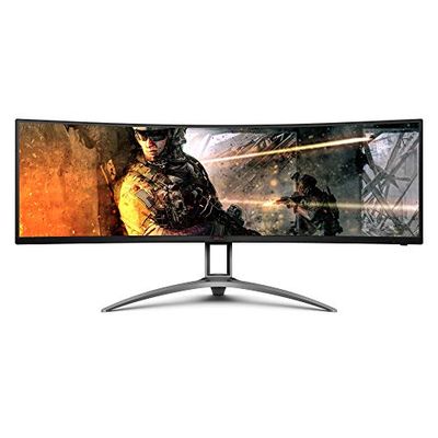 AOC VA Curved (1800R) Gaming MNT 2HDMI/2DP/Ha, Black/Silver, 49 Inch Dual QHD [5120x144] (AG493UCX) $1332.35 (Reg $1499.99)