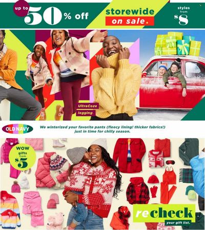 Old Navy Weekly Ad Flyer December 7 to December 14