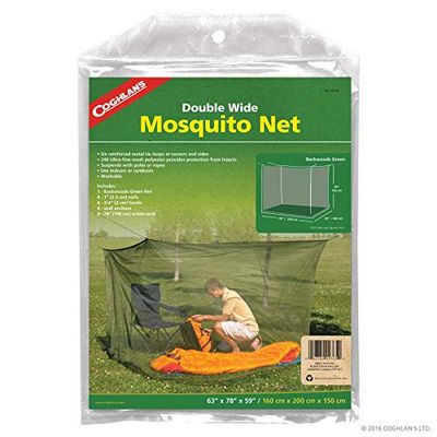 Coghlan's Double Wide Rectangular Mosquito Net, Green $13.79 (Reg $28.00) Coghlan's Double Wide Rectangular Mosquito Net, Green $13.79 (Reg $28.00)
