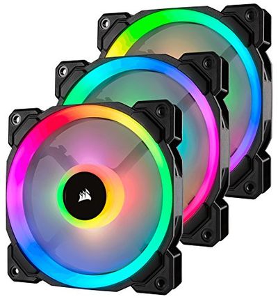 Corsair CO-9050072-WW LL Series LL120 RGB 120mm Dual Light Loop RGB LED PWM Fan 3 Fan Pack with Lighting Node Pro $89.98 (Reg $149.99)
