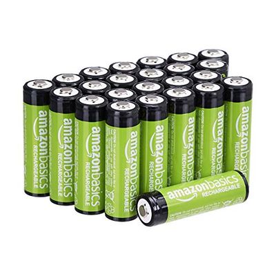 Amazon Basics AA Rechargeable Batteries 2000mAh (24-Pack) Pre-charged $24.81 (Reg $33.60)