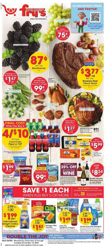 Fry’s (AZ) Weekly Ad Flyer December 7 to December 14