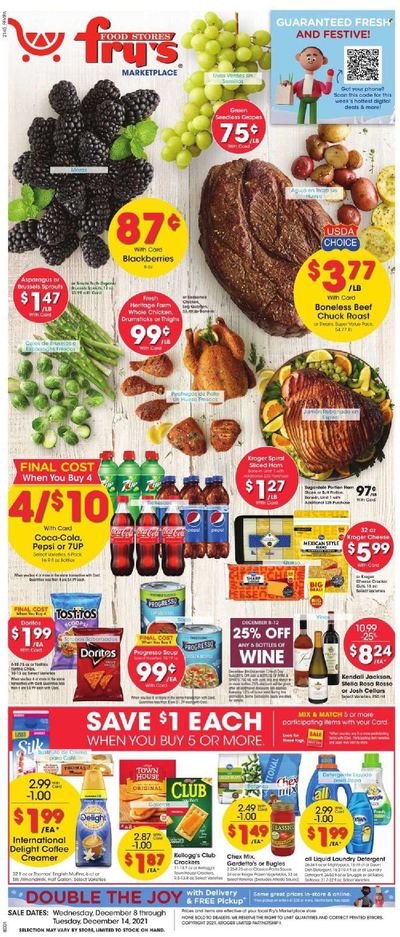 Fry’s (AZ) Weekly Ad Flyer December 7 to December 14