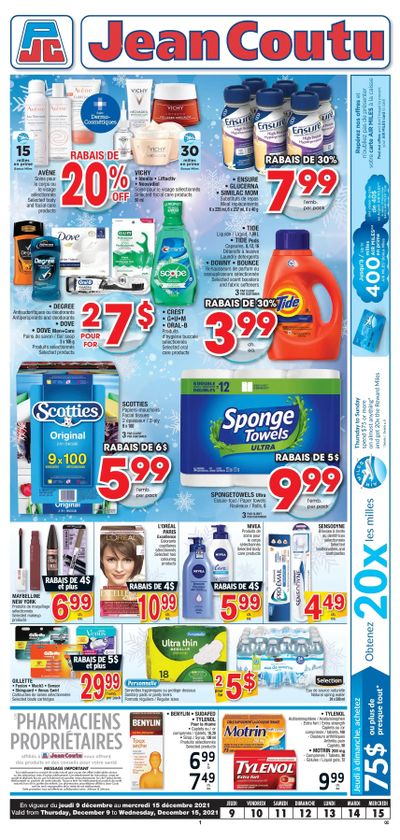 Jean Coutu (QC) Flyer December 9 to 15