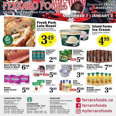 Ferraro Foods Flyer December 7 to January 3