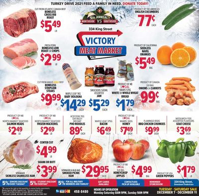 Victory Meat Market Flyer December 7 to 11