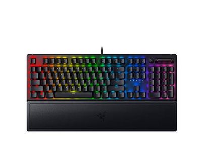 Razer BlackWidow V3 Mechanical Gaming Keyboard: Green Mechanical Switches - Tactile & Clicky - Chroma RGB Lighting - Compact Form Factor - Programmable Macro Functionality, Classic Black $99.99 (Reg $119.98)