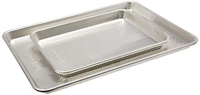 Nordic Ware 45372 2-Piece Prism Set-Half, Quarter Sheet, Aluminum $35.99 (Reg $44.99)