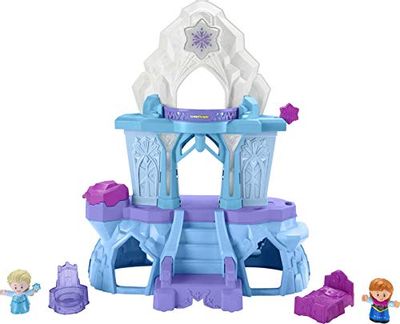 Fisher-Price Little People – Disney Frozen Elsa’s Enchanted Lights Palace Musical playset with Anna and Elsa Figures for Toddlers and Preschool Kids $32.99 (Reg $52.12)