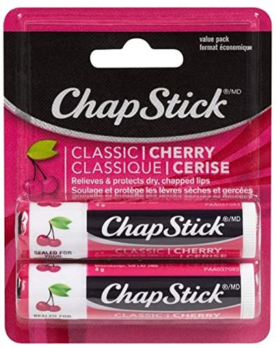 ChapStick Classic Lip Balm, Cherry Flavour, 2 Tubes $1.69 (Reg $2.97)