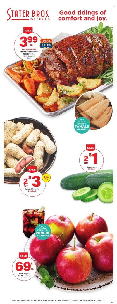 Stater Bros. (CA) Weekly Ad Flyer December 7 to December 14