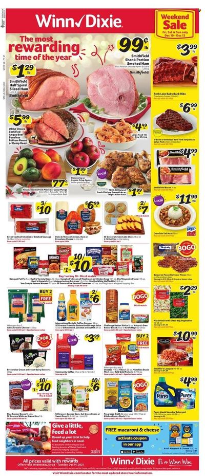 Winn Dixie (AL, FL, GA, LA) Weekly Ad Flyer December 7 to December 14