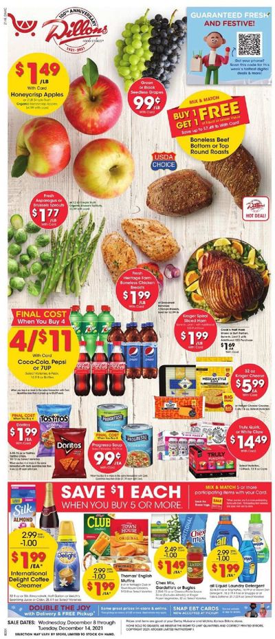 Dillons (KS) Weekly Ad Flyer December 8 to December 15