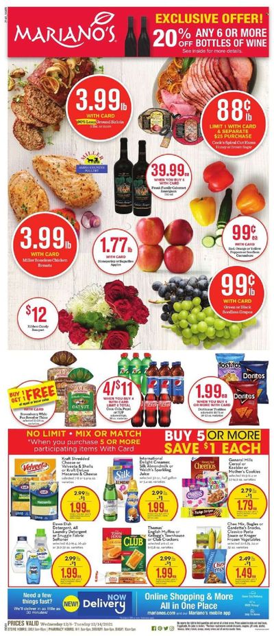 Mariano’s (IL) Weekly Ad Flyer December 8 to December 15