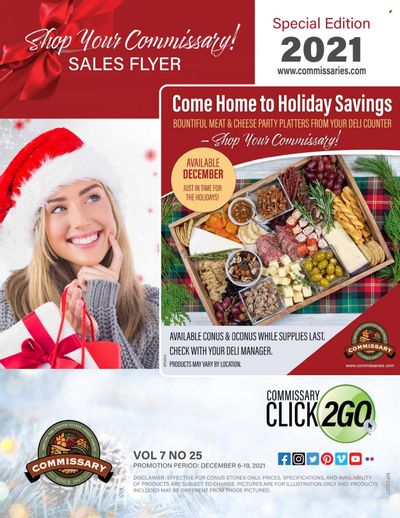 Commissary Weekly Ad Flyer December 8 to December 15