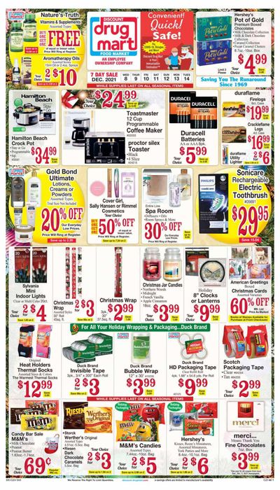 Discount Drug Mart (OH) Weekly Ad Flyer December 8 to December 15