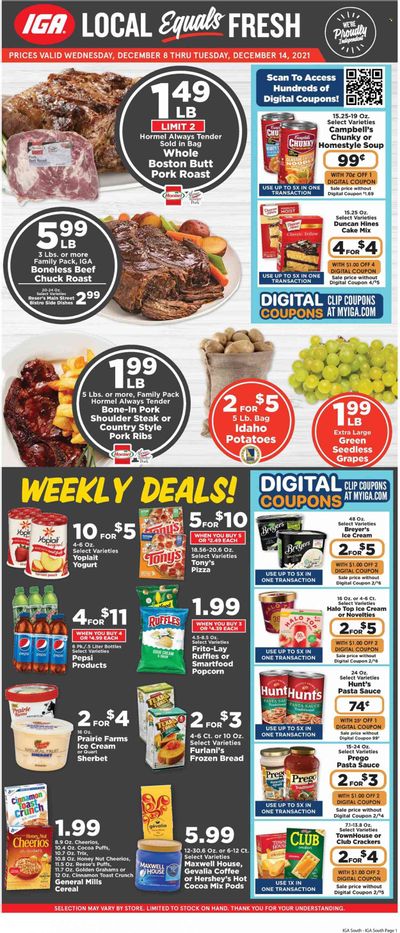 IGA Weekly Ad Flyer December 8 to December 15