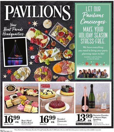 Pavilions (CA) Weekly Ad Flyer December 8 to December 15
