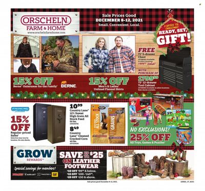 Orscheln Farm and Home (IA, IN, KS, MO, NE, OK) Weekly Ad Flyer December 8 to December 15