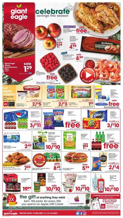 Giant Eagle (OH, PA) Weekly Ad Flyer December 8 to December 15