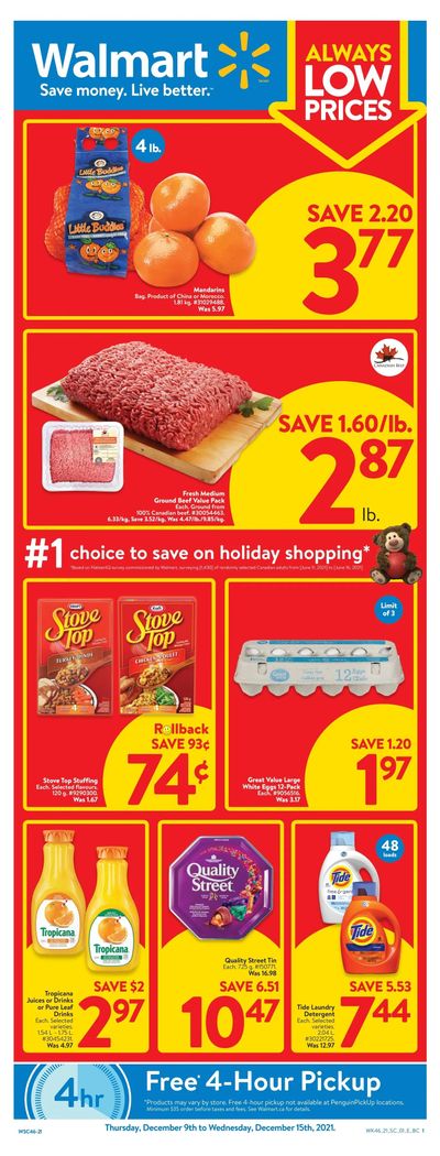 Walmart (West) Flyer December 9 to 15